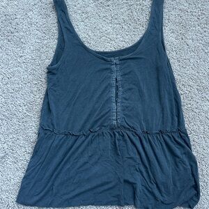 American Eagle Outfitters Blue Tank Top
